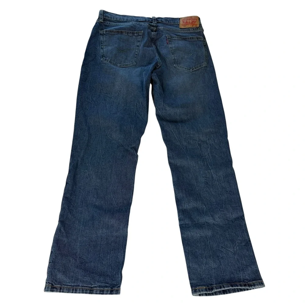 Levis 541 Athletic Taper Mens Blue Jeans W33 L32 Medium Wash Denim